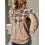 Women's Retro Plaid Contrast Color Stitching Jacquard Knit Casual Sweater