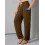 Women's Solid Color Pocket Casual Sports Trousers