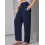 Women's Solid Color Pocket Casual Sports Trousers