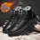 Men's Shoes Fleece Casual Outdoor Daily Cloth Warm Boots