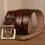 Men's Double Pin Buckle Casual Leather Belt