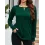 Women's Lightweight Casual Long-sleeved Crew Neck Knitted Top