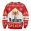 Unisex Marlboro Print Fun Ugly Christmas Sweater