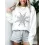 Vintage Snowflake Christmas Sweatshirt Retro Comfort Sweatshirt