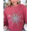 Vintage Snowflake Christmas Sweatshirt Retro Comfort Sweatshirt