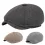 Men's British Vintage Herringbone Twill Beret