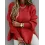 Women's Solid Color Loose Knitted Casual Side Slit Sweater