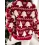 Women's Christmas Jacquard Half Turtle Neck Long Sleeve Sweater