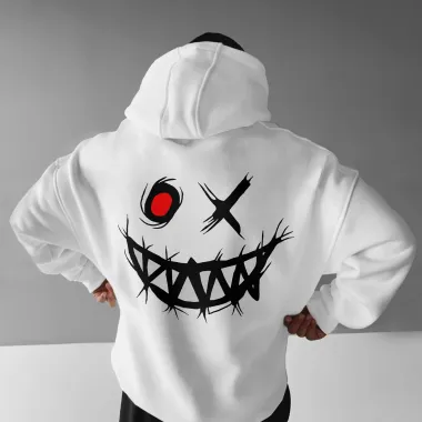 Oversize Smiley Hoodie