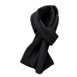 Men\'s Knitted Woolen Warm Scarf