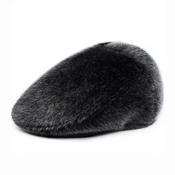 Men\'s Fleece Thickened Warm Ear Protection Beret