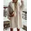 Women's Retro Solid Color Loose Lamb Wool Long Coat