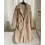 Women's Retro Solid Color Loose Lamb Wool Long Coat