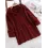 Women's Solid Color Double Sided Velvet Long Sleeve Hooded Pajamas