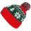 Unisex Christmas Fur Ball Knitted Hat