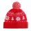 Unisex Christmas Fur Ball Knitted Hat