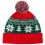 Unisex Christmas Fur Ball Knitted Hat