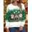 Women's Santa Claus Printed Casual Long-sleeved Christmas Sweatshirt