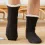 Men's Terry Jacquard Thickened Christmas Floor Socks Warm Mid-calf Socks