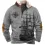 Men's Sweatshirt Quarter Zip Nautical Sailing Compass Plush Collar Vintage Daily Tops