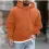 Men's Casual Jacquard Hooded Lace-up Long-sleeved Knitted Sweatshirt