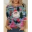 Women's Christmas 3D Printed Long Sleeve T-Shirt Holiday Daily