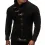 Men Knitted SweaterJacket Turtleneck Cardigan Pullover Sweaters Winter Casual Horn Button Thickened Tops