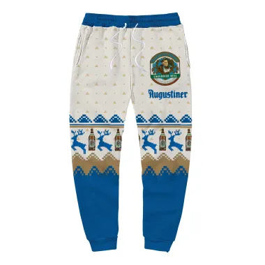 Unisex Our Beer Augustiner Printed Ugly Christmas Sweatpants Lounge Pants