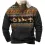 Men's Sweatshirt Ethnic Aztec Plush Collar Quarter Zip Vintage Daily Tops