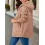 Women's Casual Solid Fleece Thickened Mid-length Sherpa Sweatshirt