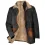 Men's Vintage Suede Blazer Lapel Plus Fleece Mid-length Coat