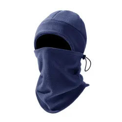 Men\'s Winter Windproof Mask Hat Neck Gaiter Two Piece Set