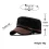 Men's Flat-top Leather Peaked Cap Military Cap Casual Sun Hat