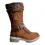 Women's Outdoor Casual Color Block Snow Boots Mid-calf Thick Heel Boots