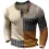 Men's Henley T-Shirt Vintage 3D Print Color Block Festival Holiday Plaid Striped Outdoor Long Sleeve Top