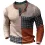 Men's Henley T-Shirt Vintage 3D Print Color Block Festival Holiday Plaid Striped Outdoor Long Sleeve Top