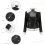 Women's Fleece Warm Long Sleeve Lapel Leather Jacket