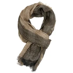 Men\'s Scarf Cotton Linen Ethnic Scarves Pashmina Fringed Long Shawl Stole Shawl Wrap