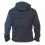 Men's Fashion Contrast Stitching Color Blocking Knitting Sweater Long-sleeved Hooded Sweater Coat