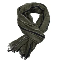 Men\'s Scarf Cotton Linen Ethnic Scarves Pashmina Fringed Long Shawl Stole Shawl Wrap