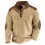 Men's Henly Waffle Sweatshirt Outdoor Stand Collar Thick Tactical Top