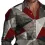 Men's Geometric Color Block Printed Casual Shirt