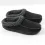 Men's Faux Fur Slippers Fleece Lined Suede Leather Pull On Round Toe Casual Cotton Slippers