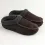 Men's Faux Fur Slippers Fleece Lined Suede Leather Pull On Round Toe Casual Cotton Slippers