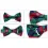 Men's Christmas Jacquard Fashionable Casual Bow Tie