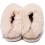 Women's Faux Fur Slippers Fleece Lined Suede Leather Pull On Round Toe Casual Cotton Slippers