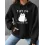 Fluff You Women's Casual Waffle Hooded Pocket Sweatshirt