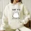 Fluff You Women's Casual Waffle Hooded Pocket Sweatshirt