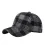 Unisex Retro Plaid Wool Peaked Baseball Cap