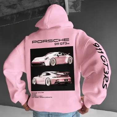 Oversize Sports Car 911 GT3RS Hoodie